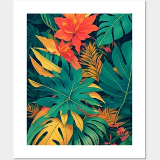 Tropical Leaves Posters and Art